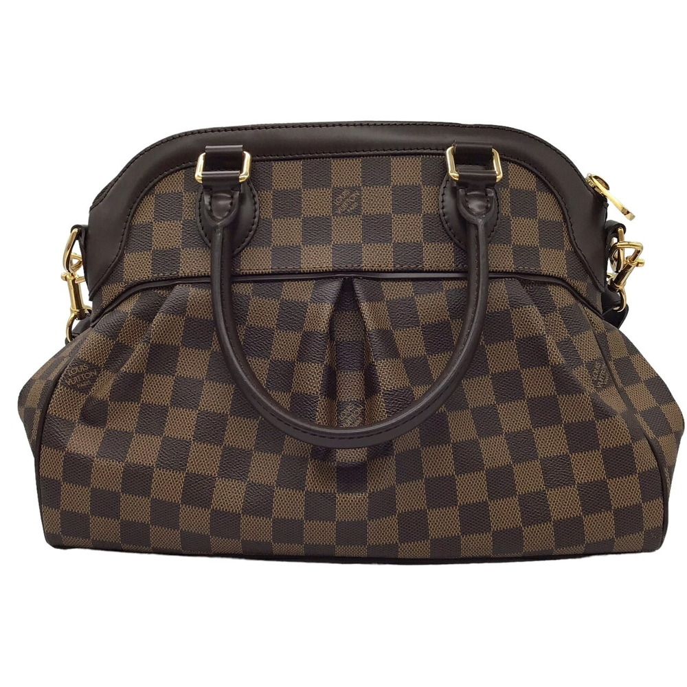 LOUIS VUITTON Damier Trevi Handbag Shoulder Bag Canvas